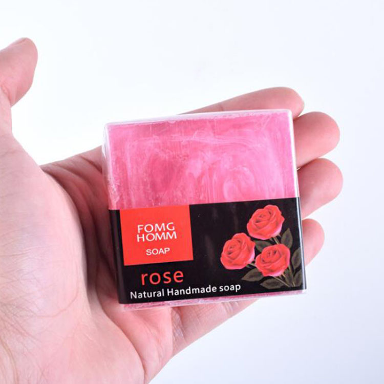 natural handmade soap rose Enzyme facial soap for whitening nourishing skin