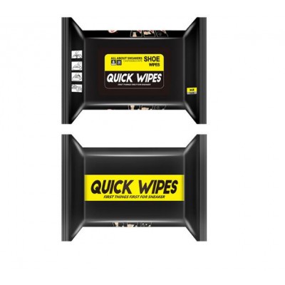 Quick shoe wipes sneaker wipe