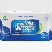 DISINFECTING WET-WIPES - 75% ALCOHOL - MANUFACTURER ECO-WIPES- VIETNAM